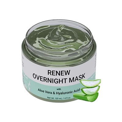 MASCHERA NOTTE PER IL VISO CON ALOE VERA E ACIDO LALURONICO