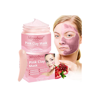 MASCHERA ARGILLA ROSA PER I PUNTI NERI E PULIZIA DEL VISO